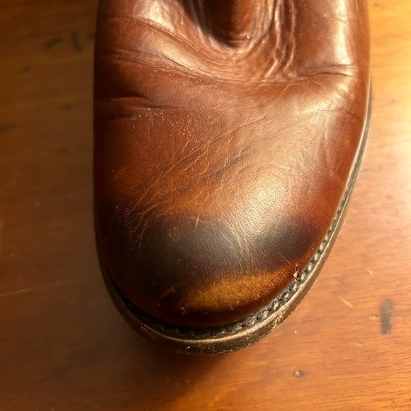 FRYE Womens Melissa Leather Button Zip Short Brown Boots Size 8.5 - Picture 6 of 11